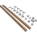 Dark Oak Effect Handrail Kit 4MTR