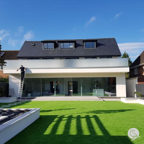 insta-sarb-frameless-glass-balcony-obscure-glass-elevation-finishing